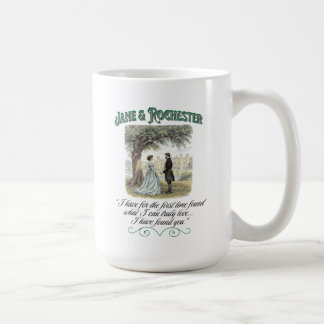 Jane & Rochester Thornfield Hall Romantiskt Citat Kaffemugg