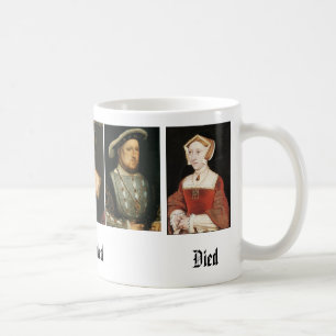 Jane Seymour Catherine av Aragon, Anne Boleyn,… Kaffemugg