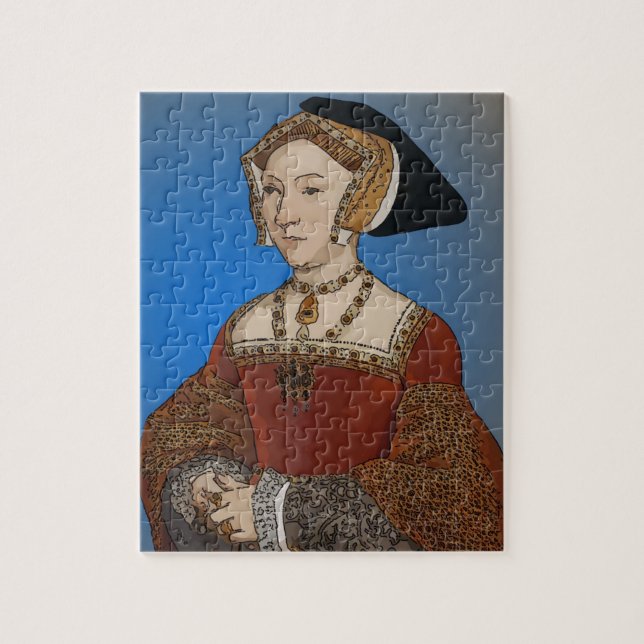 Jane Seymour drottning av Henry VIII av England Pussel (Vertikal)