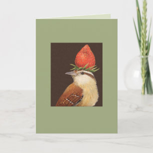 Jane the wren card kort