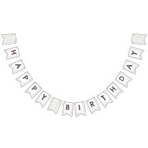 Janet Confetti Watercolor Dots Bunting Flagga