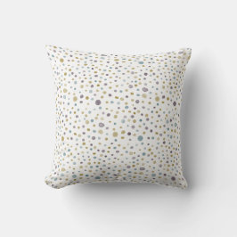 Janet Confetti Watercolor Dots Dekorativ kudde