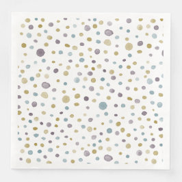Janet Confetti Watercolor Dots, Pappersservett