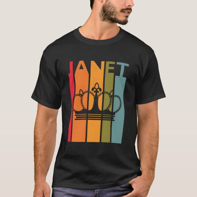 Janet För Förnamnet Janet T Shirt (Framsida)