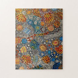 Janet Gäldre My Land Aboriginal Art Puzzle Pussel
