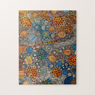 Janet Gäldre My Land Aboriginal Art Puzzle Pussel