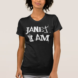 Janet mig förmiddag Jan mig förmiddag inte i T Shirt