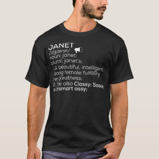 Janet Namn Definition Janet Female Namn 1 T Shirt
