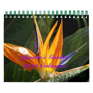 Janettes Garden 2012-kalender Kalender