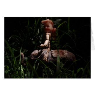 janey på elefant hälsningskort