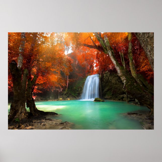 Jangel liggande | Kanchanaburi, Thailand Poster (Framsidan)