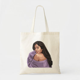 Janhvi Kapoor Tote Bag Tygkasse