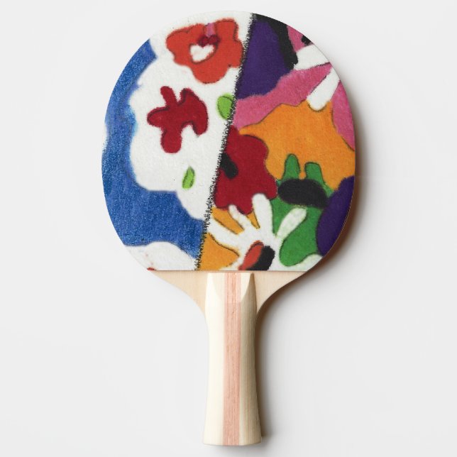 Janinas lapptäcke pingisracket (Baksidan)