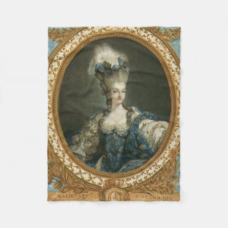 Janinet Porträtt från Marie-Antoinette Fine Art Fleecefilt