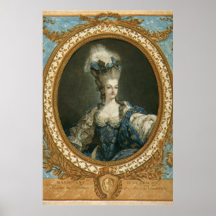 Janinet Porträtt från Marie-Antoinette Fine Art Poster