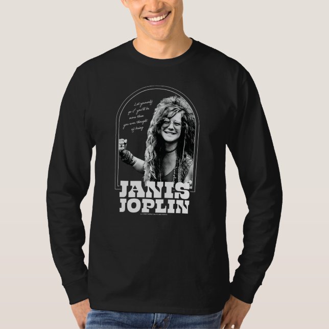 Janis Joplin - låt dig vara mer T Shirt (Framsida)