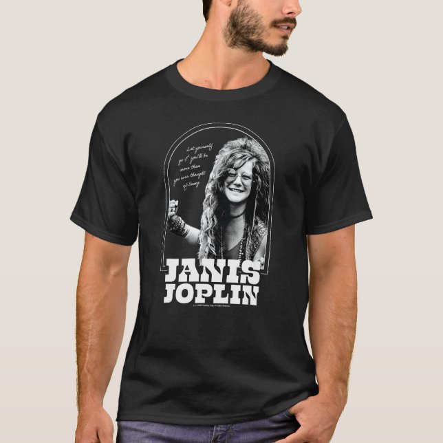 Janis Joplin - låt dig vara mer T Shirt (Framsida)