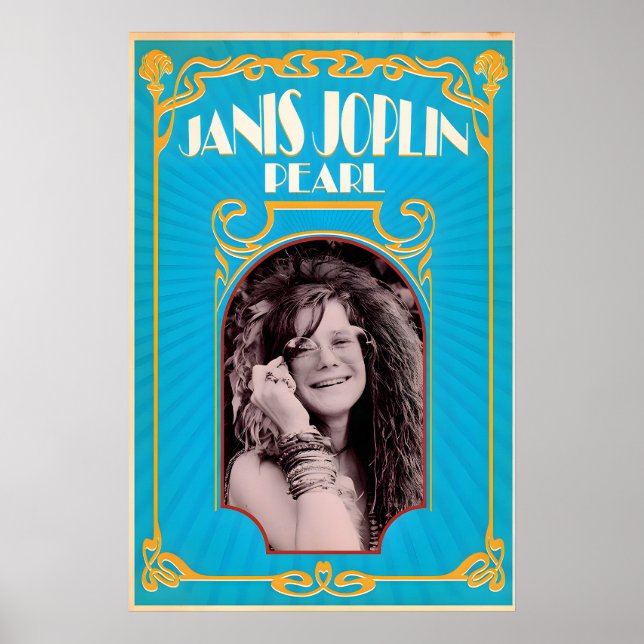 Janis Joplin, Pearl, Originaltryckdesign Poster (Framsidan)