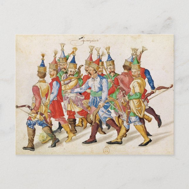 Janissaries, 1583 vykort (Framsida)
