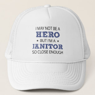 Janitor Humor Novelty Keps