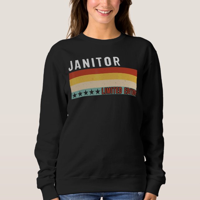 Janitor Job Title Profession Worker Appreciation I T Shirt (Framsida)