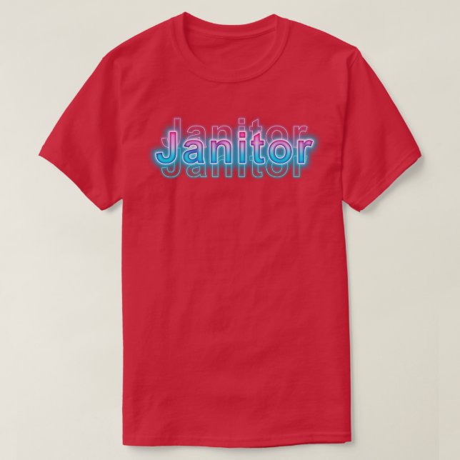 Janitor T Shirt (Design framsida)
