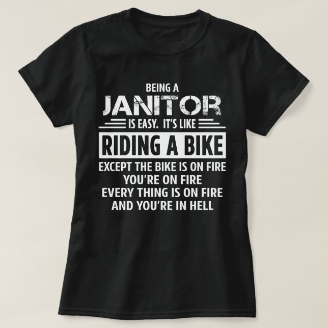 Janitor T Shirt (Design framsida)
