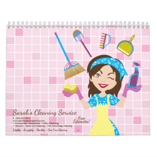 Janitorial Dam House Städning Seasons Kalender