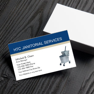 Janitorial Services-Affärskort Visitkort