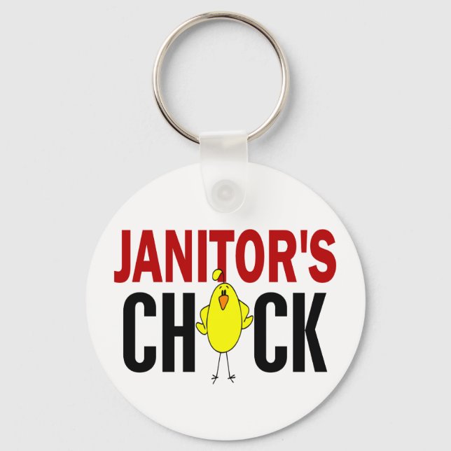 JANITORS CHICK NYCKELRING (Framsida)