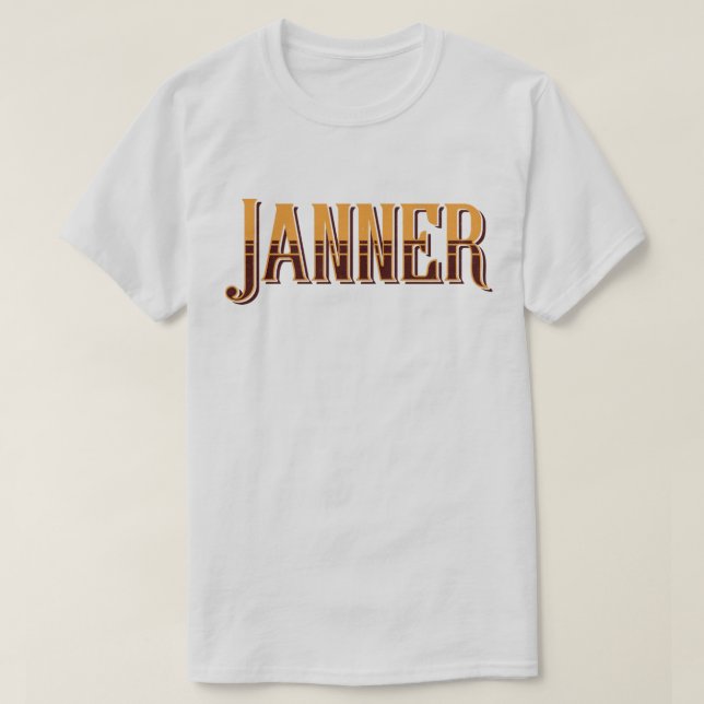 Janner Devon Dialect Slang Tee Shirt (Design framsida)