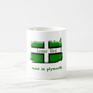 Janner fågel kaffemugg