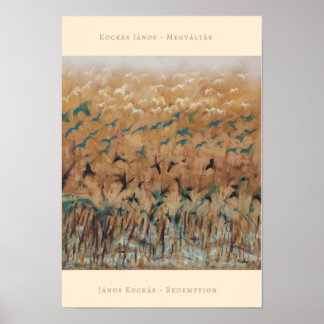 János Kockás avtryck Poster
