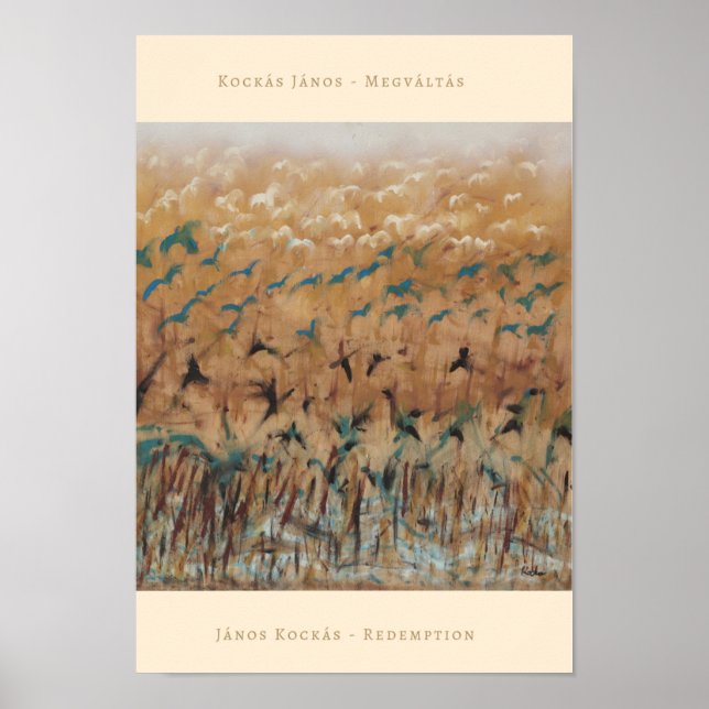 János Kockás avtryck Poster (Framsidan)