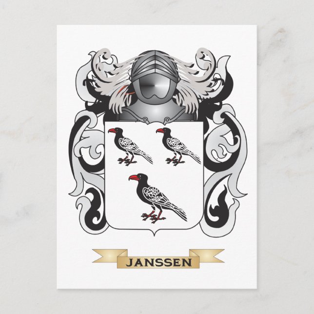 Janssen Jackat av Arm (Familjerest) Vykort (Framsida)