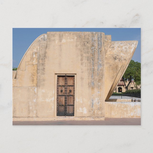 Jantar Mantar Jaipur Observatoriets dörr  Vykort (Framsida)