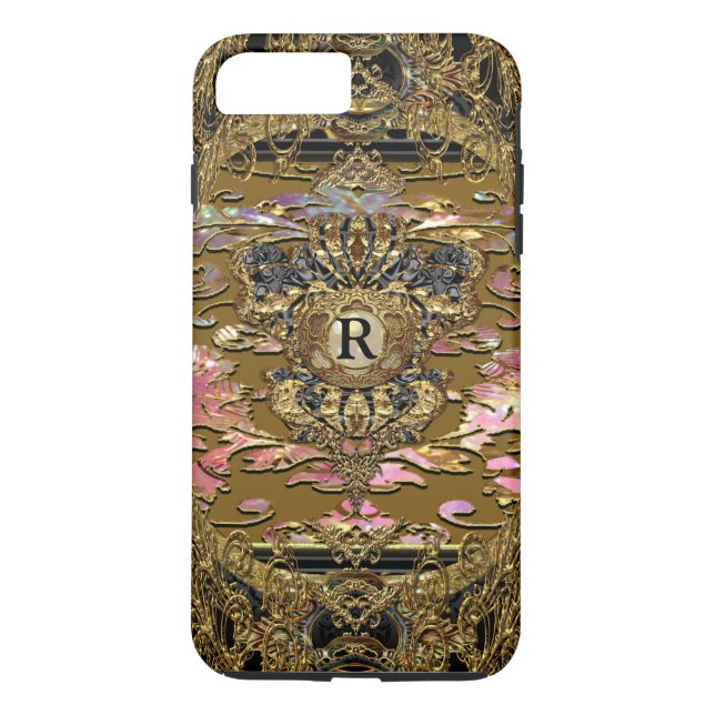 Janterage Elegant Baroque Chic Plus Case-Mate iPhone Skal (Baksida)