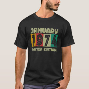 Januari 1974 Utfall för återställande av dagskurs T Shirt