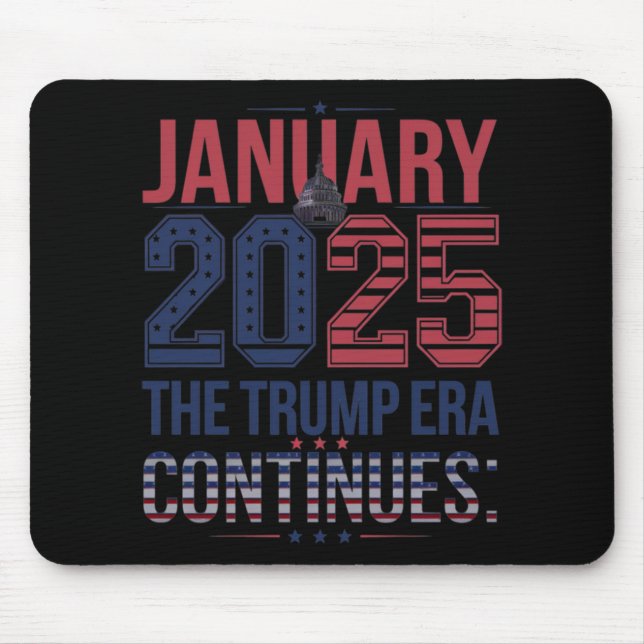 Januari 2025: Trumptiden fortsätter Musmatta (Framsidan)