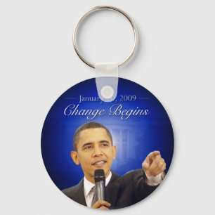 Januari 20: Ändra börjar (den Obama invigningen) Nyckelring