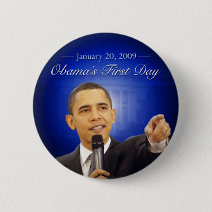 Januari 20: Obamas knäppas första dag Knapp