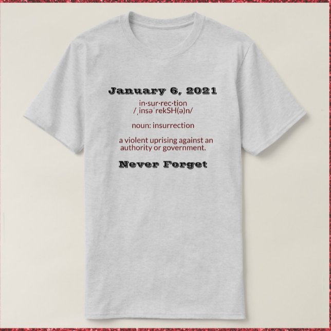 Januari 6 Försäkran T Shirt (Skapare uppladdad)