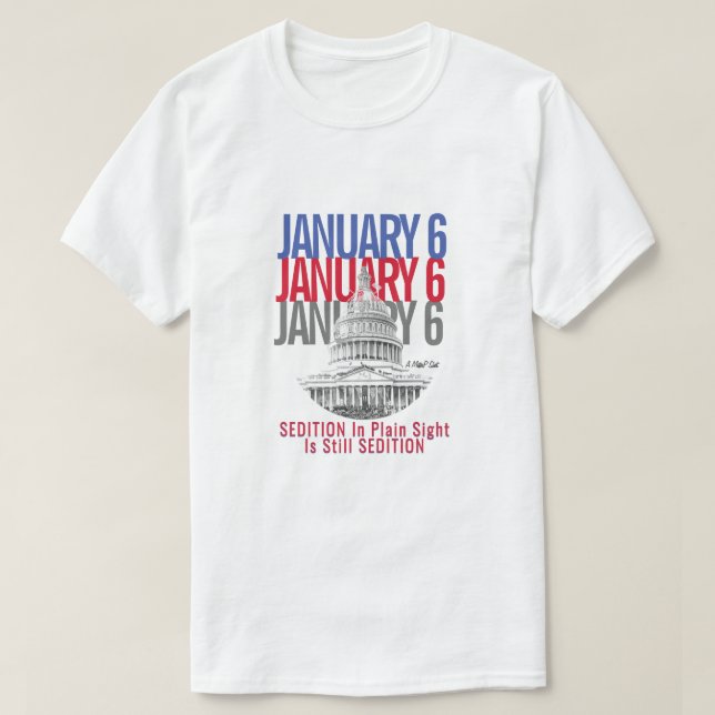 Januari 6 (utgåva) - En minister T-Shirt (Design framsida)