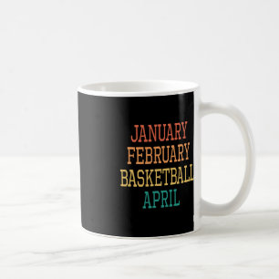 Januari februari Basketball April I Basketba Kaffemugg
