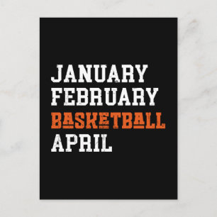 Januari februari Basketboll april Helg Vykort