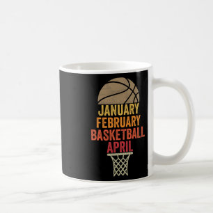 Januari februari Bysketbyll April Roligt Retro App Kaffemugg