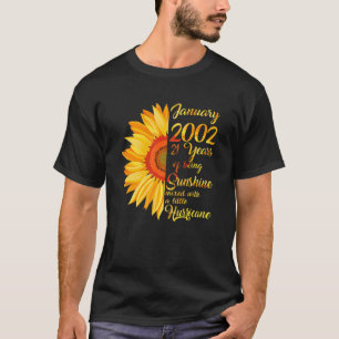 Januari Girl 2002 TShirt 21 Years Old 21st Birthda T Shirt