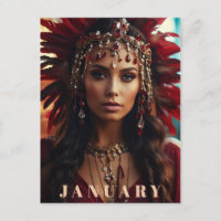 *~* JANUARI Huvudbonad GARNET AP53 Boho