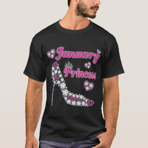 Januincess Grattis på födelsedagen High Heel Born  T Shirt