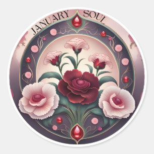 Janul Soul Runt Klistermärke